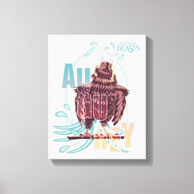 Fantastiska Beaster Augurey Canvastryck (Framsida)