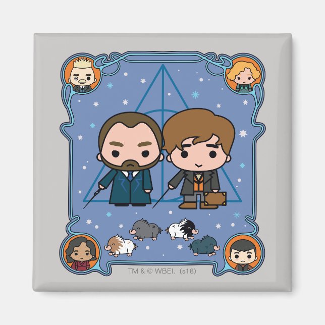 FANTASTISKA BEASTER: BROTT FRÅN GRINDELWALD™ MAGNET (Framsidan)