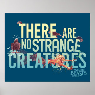 Fantastiska Beaster - Det finns inga märkbara kräk Poster
