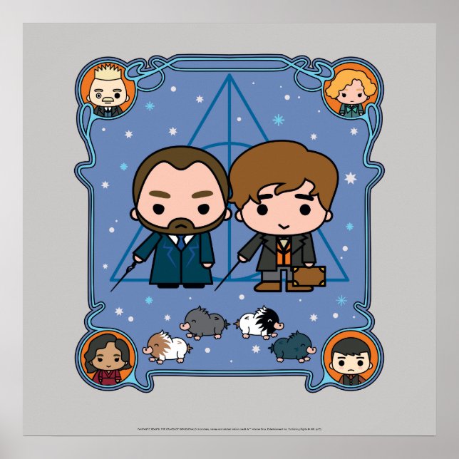 FANTASTISKA BEASTER: GRINDELWALD™ BROTT POSTER (Framsidan)