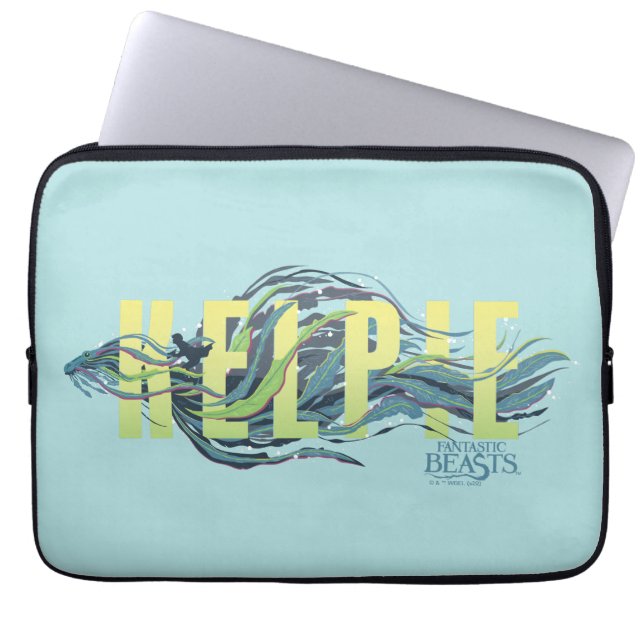 Fantastiska Beaster Kelpie Laptop Fodral (Framsidan)