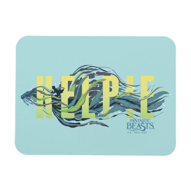 Fantastiska Beaster Kelpie Magnet (Horisontell)