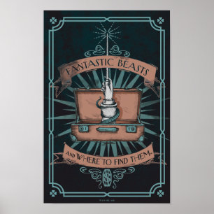 FANTASTISKA BEASTER OCH VAR DE SKA HITTAS™-portföl Poster