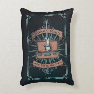 FANTASTISKA BEASTER OCH VAR DE SKA HITTAS™-portföl Prydnadskudde