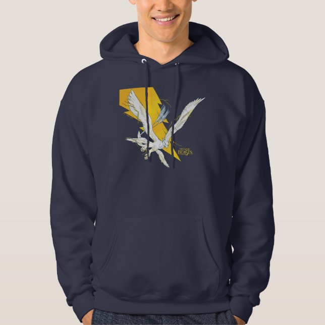 Fantastiska Beaster Thunderbird Hoodie (Framsida)