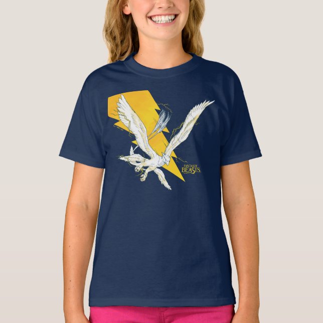 Fantastiska Beaster Thunderbird T Shirt (Framsida)
