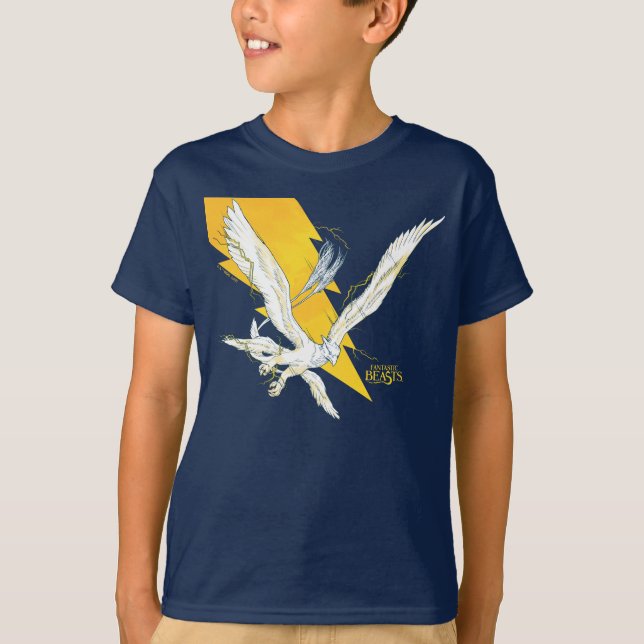 Fantastiska Beaster Thunderbird T Shirt (Framsida)