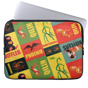 Fantastiska Beaster Vintage Mönster Laptop Fodral
