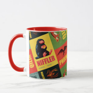 Fantastiska Beaster Vintage Mönster Mugg