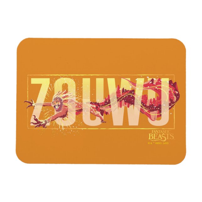 Fantastiska Beaster Zouwu Magnet (Horisontell)