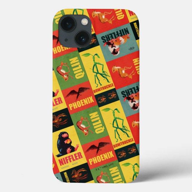 Fantastiska Beasts Vintage-mönster (Baksida)
