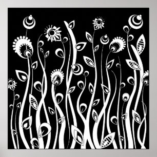 fantastiska blommor poster