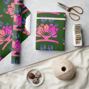 fantastiska blommor presentpapper