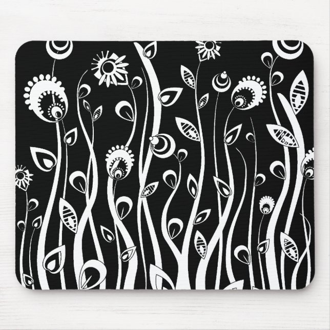 fantastiska blommor_vit musmatta (Framsidan)