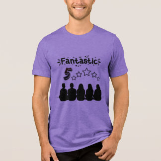 Fantastiska fem familjevänner t shirt
