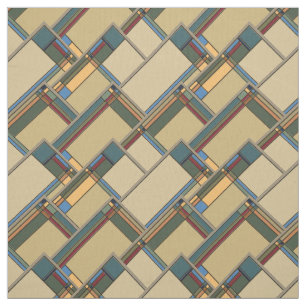 Fantastiska fet stil och Crafts geometriska Mönst Tyg