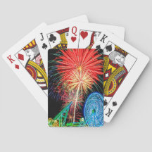 Fantastiska Fireworks-uppspelningskort
