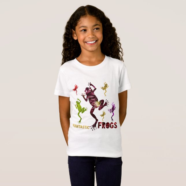 Fantastiska Grodor T Shirt (Hel framsida)