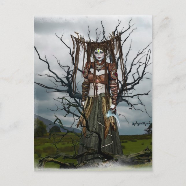 fantastiska häxvykort vykort (Framsida)