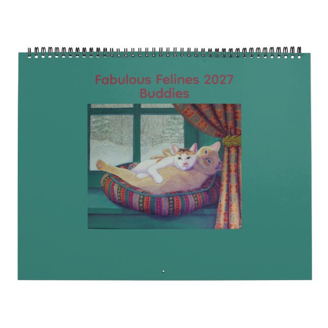 Fantastiska Kattdjur 2027 Vänner Kalender (Omslag)