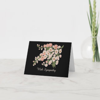 Fantastiska körsbärsblommor tack kort