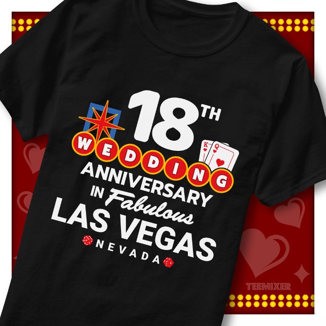 Fantastiska Las Vegas 18-års bröllopspar T Shirt (Skapare uppladdad)