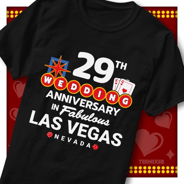Fantastiska Las Vegas 29-års bröllopspar T Shirt (Skapare uppladdad)