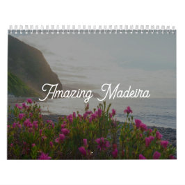 Fantastiska Madeira Portugal Landskapsvyer Kalender