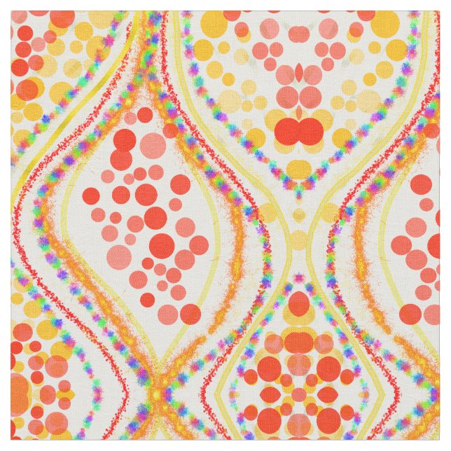 fantastiska orangar tyg (Närbild)