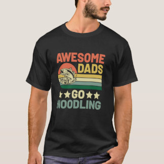 Fantastiska Pappor Går Noodling Noodler Malhands C T Shirt