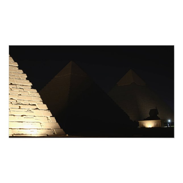 Fantastiska pyramider  fototryck (Framsidan)