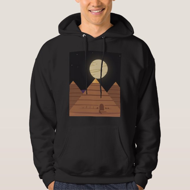 Fantastiska pyramider  hoodie (Framsida)