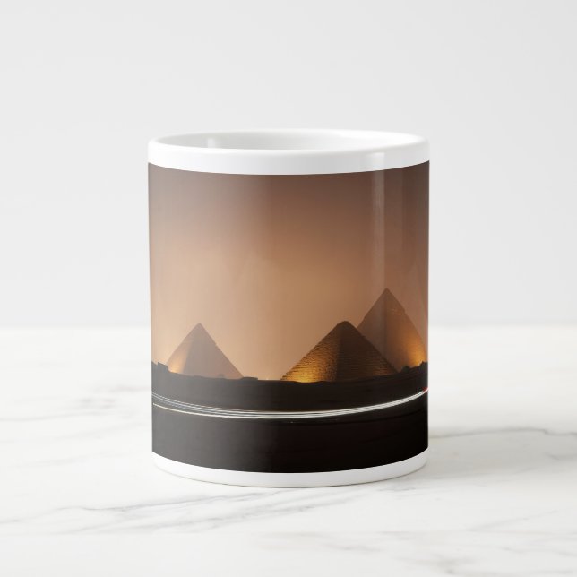 Fantastiska pyramider jumbo mugg (Framsidan)