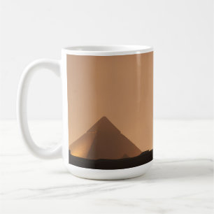 Fantastiska pyramider kaffemugg