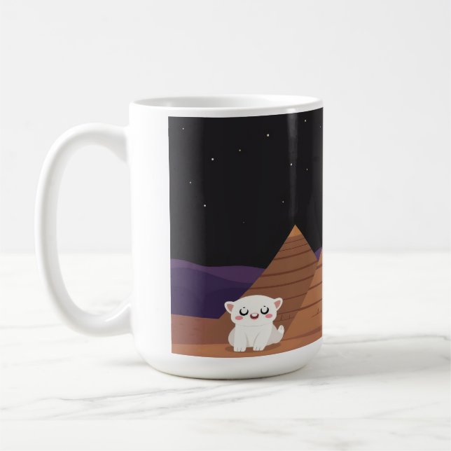 Fantastiska pyramider  kaffemugg (Vänster)