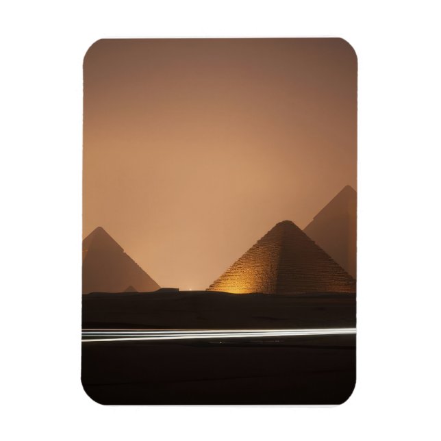 Fantastiska pyramider magnet (Vertikal)