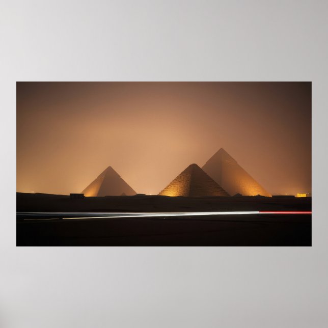 Fantastiska pyramider poster (Framsidan)