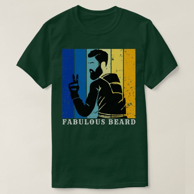 fantastiska skägg 29 t shirt (Design framsida)