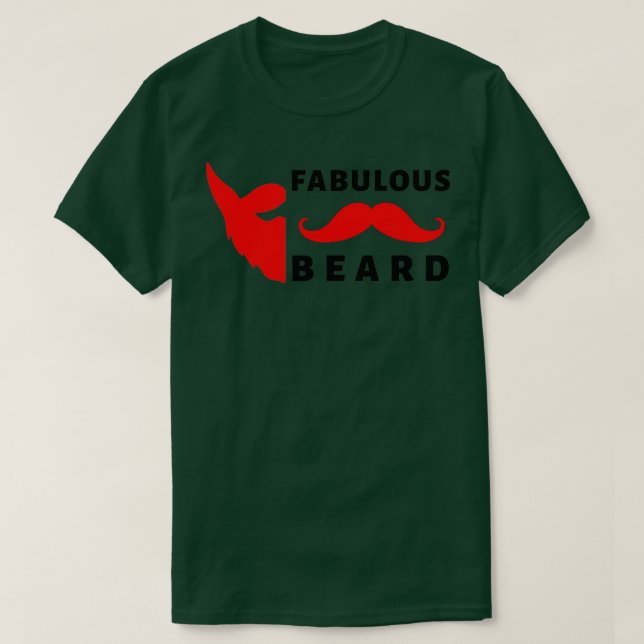 fantastiska skägg 31 1 t shirt (Design framsida)