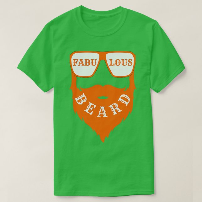 fantastiska skägg 50 t shirt (Design framsida)