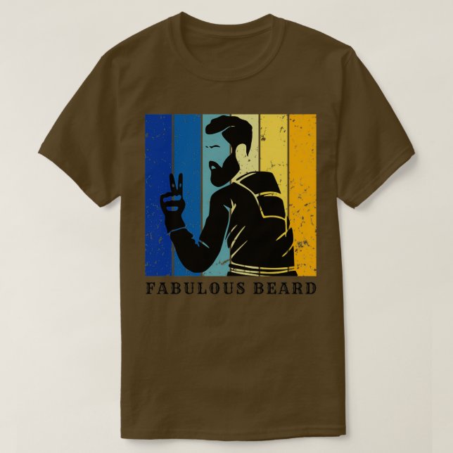 fantastiska skägg 7 t shirt (Design framsida)