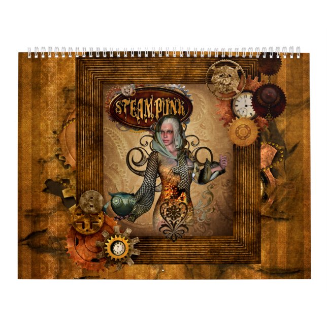 Fantastiska steampunktformar kalender (Omslag)