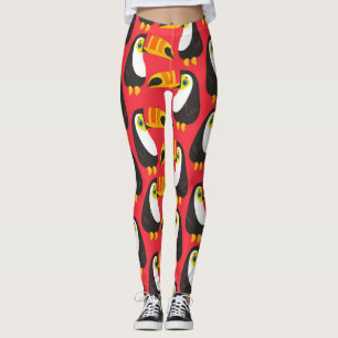 Fantastiska tukanfåglar leggings