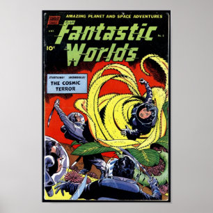 Fantastiska världar poster