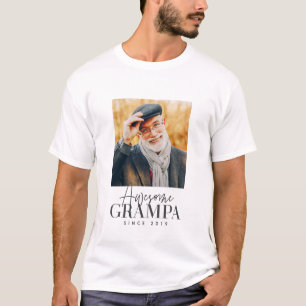 Fantastiske Farfar Sedan 20XX Enkel Elegant Foto T Shirt