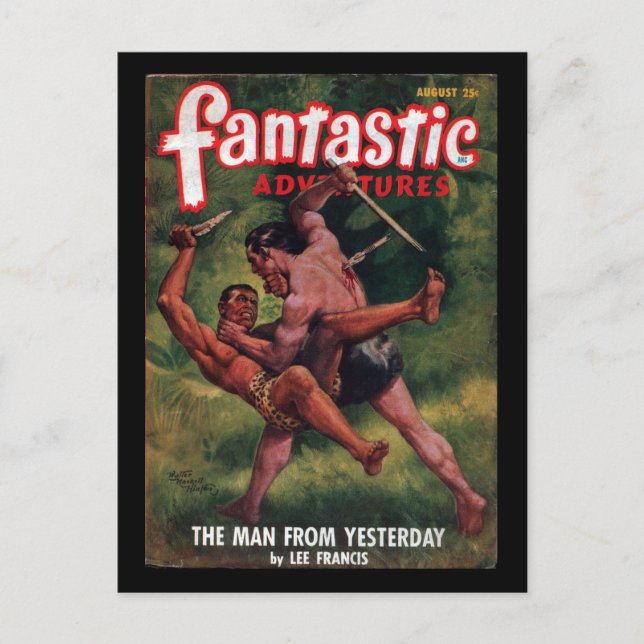 Fantastiskt Äventyr - 1948-08_Pulp Art Vykort (Framsida)