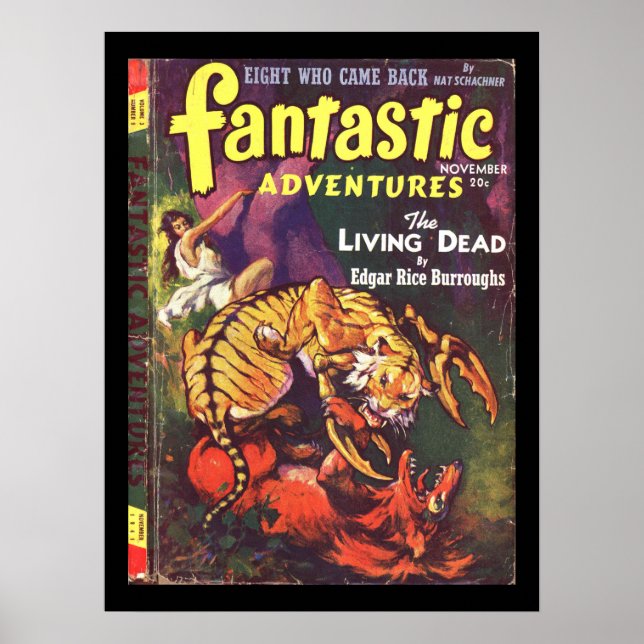 Fantastiskt Äventyr v03 n09 (1941-11.Ziff-Davis)_ Poster (Framsidan)