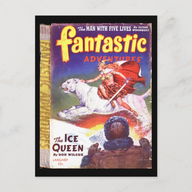 Fantastiskt Äventyr v05 n01 (1943-01.Ziff-Davis)_ Vykort (Framsida)