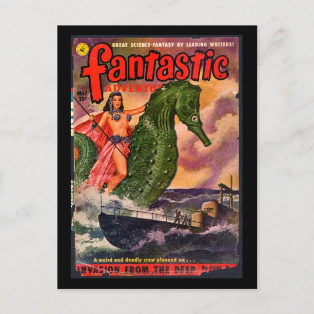 Fantastiskt Äventyr v13 n05 (1951-05.Ziff-Davis)_ Vykort (Framsida)