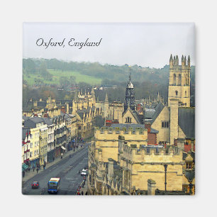 Fantastiskt beskåda, Oxford, England, kickgatan # Magnet